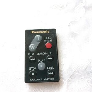 Panasonic Camcorder REMOTE CONTROL ONLY VSQW0038 Good Working Condition